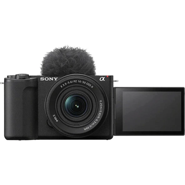 SONY ZV-E10 II Vlog Kamerası Gövde + 16-50 mm Motorlu Zoom Lens (SELP16502) ürün görseli 1