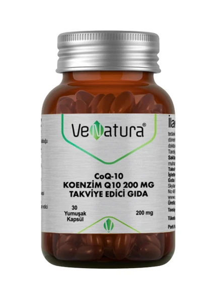 Venatura Coq 10 Koenzim Q10 200 Mg Takviye Edici Gıda 30 Kapsül ürün görseli 1