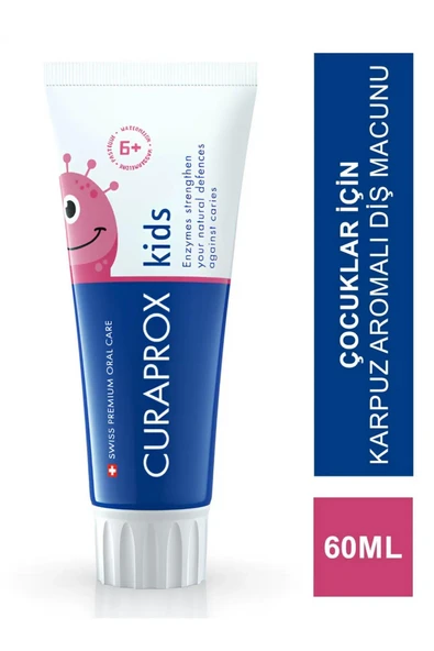 Curaprox Enzycal Kids Diş Macunu Karpuzlu 60 ml ürün görseli 1