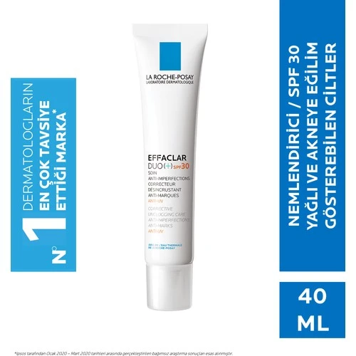 La Roche Posay Effaclar Duo + SPF 30 Krem 40 ml ürün görseli 1