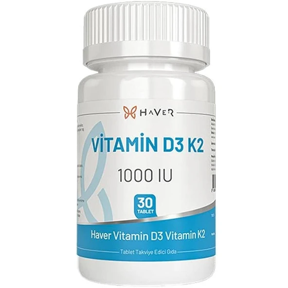 Haver Vitamın D3 K2 30 Tablet ürün görseli 1