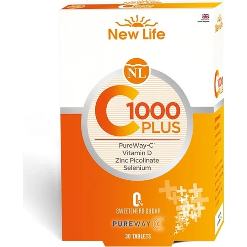 New Life C-1000 Plus Takviye Edici Gıda 30 Kapsül ürün görseli 1