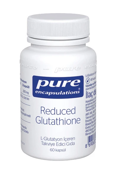 Pure Encapsulations Reduced Glutathione 60 Kapsül ürün görseli 1