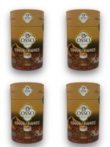 Osso 4’lü Silindir Osmanlı Kahvesi(4X200=800gr) ürün görseli 1