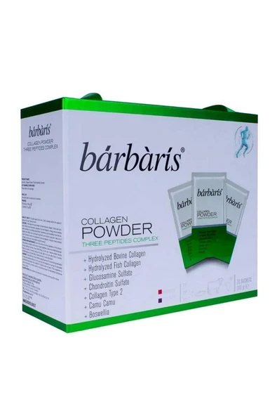 Barbaris Collagen Powder Three Peptides Complex 30 Saşe ürün görseli 1