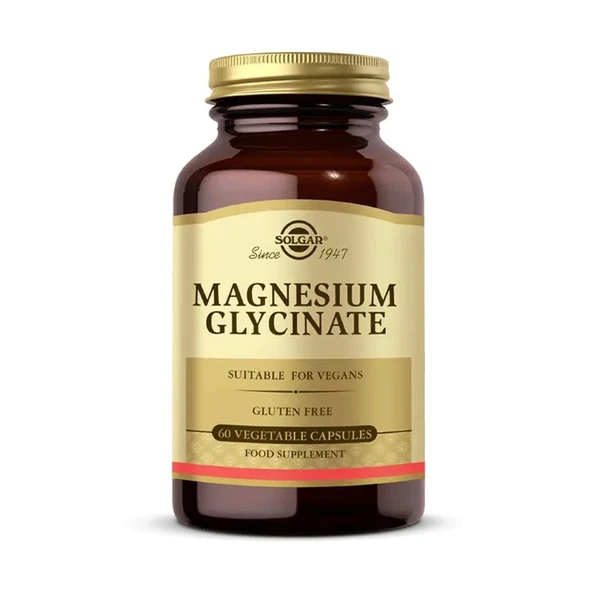 Solgar Magnesium Glycinate İçeren Takviye Edici Gıda 60 Kapsül ürün görseli 1