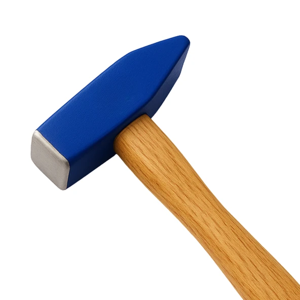 200gr Profesyonel Ahşap Saplı Çift Taraf Çekiç 9 cm Çelik Baş Ergonomik Çakma İnce İşçilik Dayanıklı ürün görseli 1
