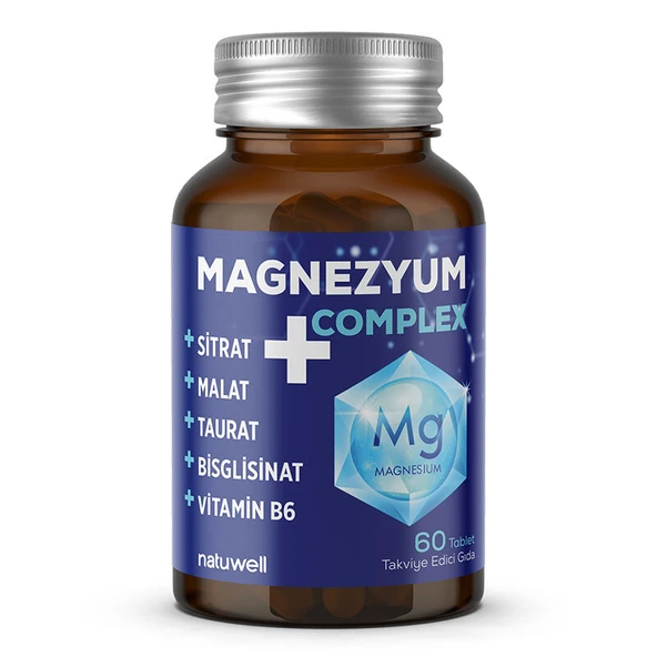Natuwell Magnezyum Complex 60 Tablet ürün görseli 1