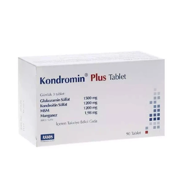 Kondromin Plus 90 Tablet Takviye Edici Gıda ürün görseli 1