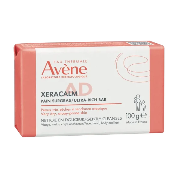 Avene XeraCalm A.D Yüz ve Vücut Temizleyici Sabun 100 gr ürün görseli 1