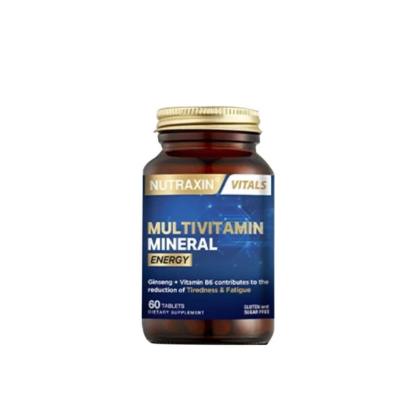 Nutraxin Multivitamin Mineral İçeren Takviye Edici Gıda 60 Tablet ürün görseli 1