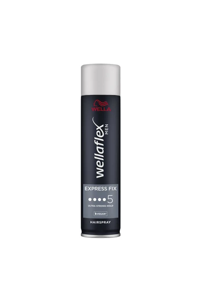 Wellaflex Men Express Fix Ekspres Sabit Tutucu Saç Spreyi Ultra Strong Hold - 250 ml ürün görseli 1