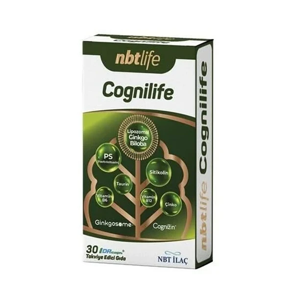 Nbt Life Cognilife Takviye Edici Gıda 30 Kapsül ürün görseli 1