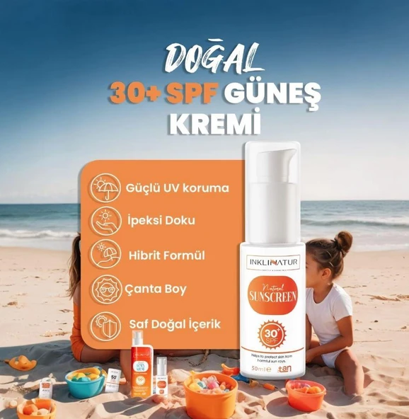 Inklinatur Doğal Güneş Kremi 30 SPF 50 ml ürün görseli 1