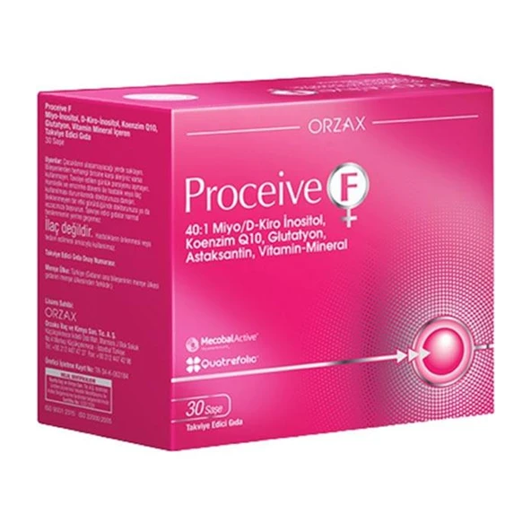 Orzax Proceive F 30 Saşe ürün görseli 1