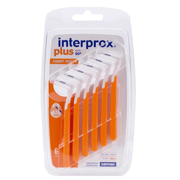 Dentaid INTERPROX Plus 2G Supermicro Blister 6 Adet - Turuncu - N5251461 ürün görseli 1