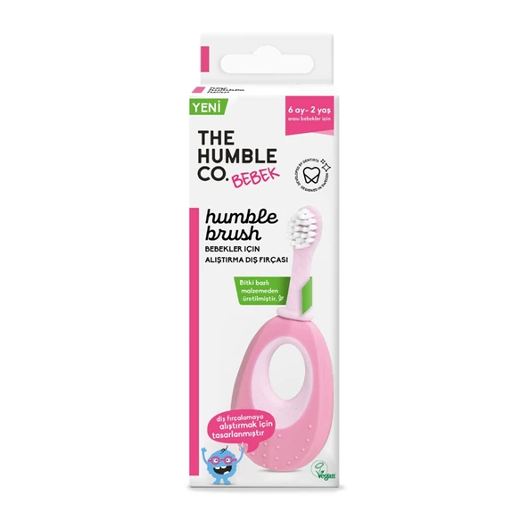 The Humble Co Baby Alıştırma Diş Fırçası - Pembe ürün görseli 1