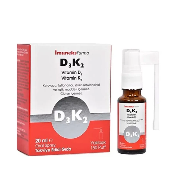 Imuneks D3 K2 Takviye Edici Gıda 20 ml - Sprey ürün görseli 1