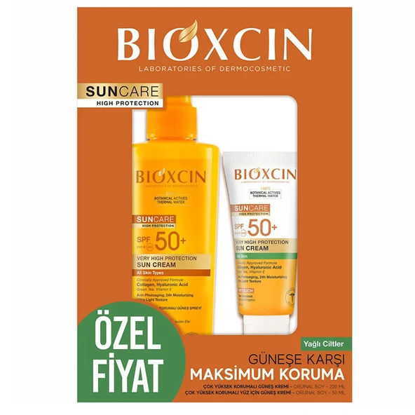 Bioxcin Güneşe Karşı Maksimum Koruma Seti Yağlı Ciltler ürün görseli 1
