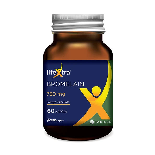 LifeXtra Bromelain 60 Kapsül ürün görseli 1