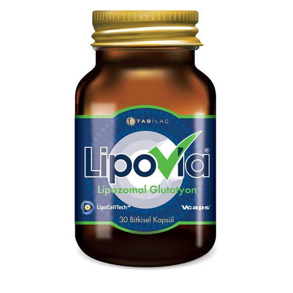 LipoVia Lipozomal Glutatyon 30 Bitkisel Kapsül ürün görseli 1