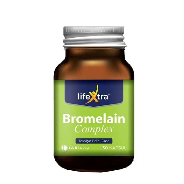 LifeXtra Bromelain Complex Takviye Edici Gıda 30 Kapsül ürün görseli 1
