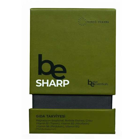 Cronos Pharma Be Sharp Takviye Edici Gıda 30 Bitkisel Kapsül ürün görseli 1