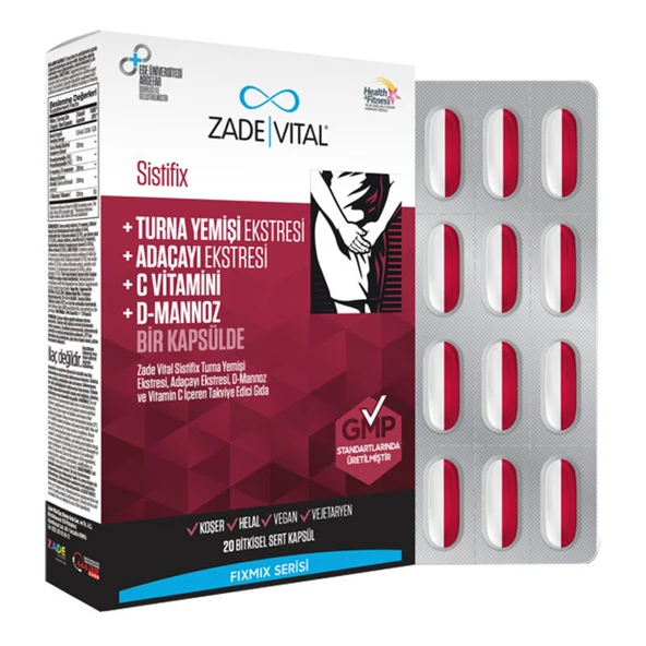 Zade Vital Sistifix Takviye Edici Gıda 20 Kapsül ürün görseli 1