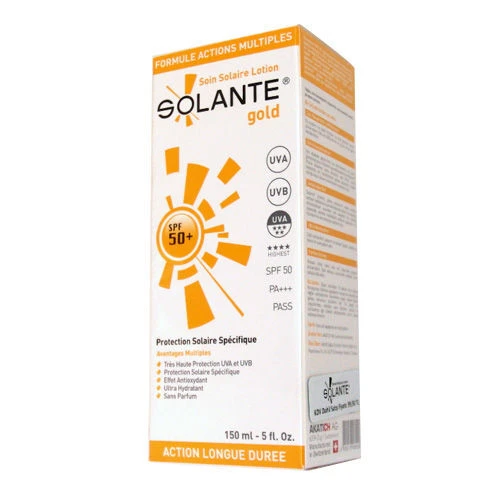 Solante Gold Spf50+ Güneş Koruyucu Losyon 150ml ürün görseli 1