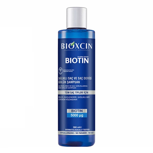 Bioxcin Biotin Şampuan 300 ml | Tüm Saç Tipleri ürün görseli 1