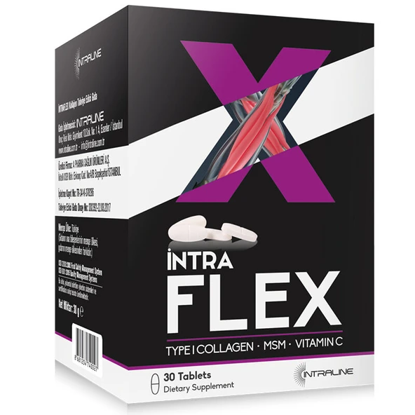 İntraline İntra Flex Kollajen Takviye Edici Gıda 30 Tablet ürün görseli 1