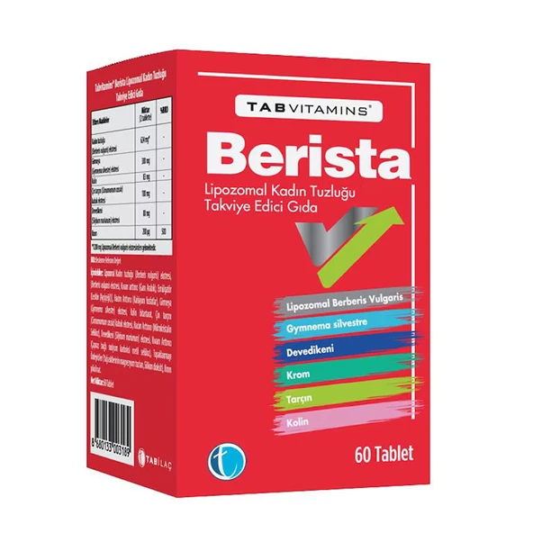 Tab Vitamins Berista 60 Tablet ürün görseli 1