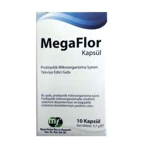MegaFlor Takviye Edici Gıda 10 Kapsül ürün görseli 1