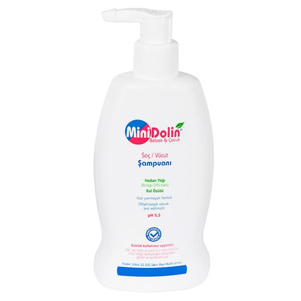 Minidolin Bebek ve Çocuk Saç Vücut Şampuanı 250ml ürün görseli 1