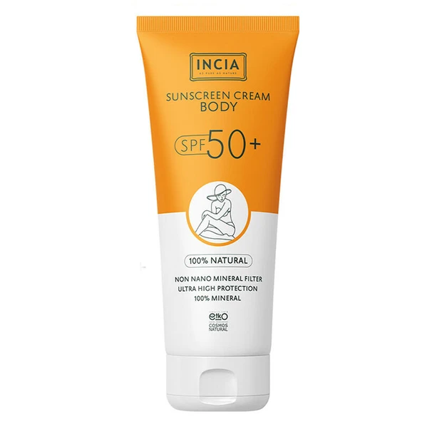 INCIA Vücut İçin Doğal Güneş Kremi 50 SPF 150 ml ürün görseli 1