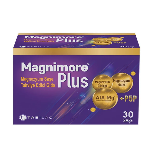 Magnimore Plus Takviye Edici Gıda 30 Saşe ürün görseli 1