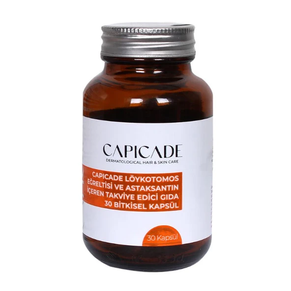 Capicade Löykotomos Eğreltisi ve Astaksantin İçeren Takviye Edici Gıda 30 Kapsül ürün görseli 1