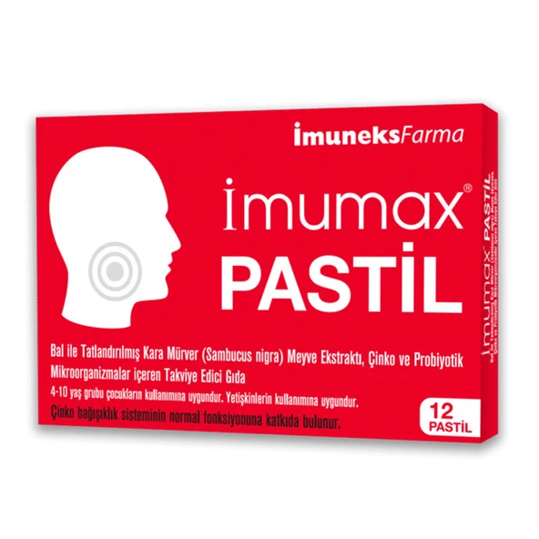 Imuneks Imumax Pastil 12 Adet ürün görseli 1