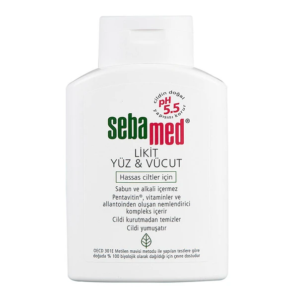 Sebamed Likit Yüz ve Vücut Temizleyici Jel 200 ml ürün görseli 1