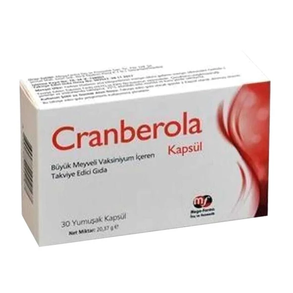 Mega Farma Cranberola 30 Yumuşak Kapsül ürün görseli 1