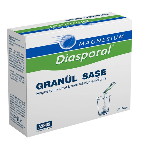 Magnesium Diasporal Granul Saşe 20 Poşet ürün görseli 1