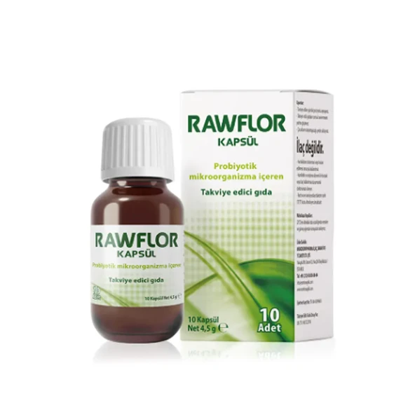 Miraderm Rawflor Probiyotik 10 Kapsül ürün görseli 1