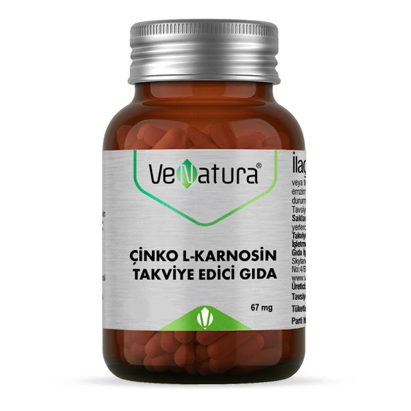 VeNatura Çinko L-Karnosin 30 Kapsül ürün görseli 1