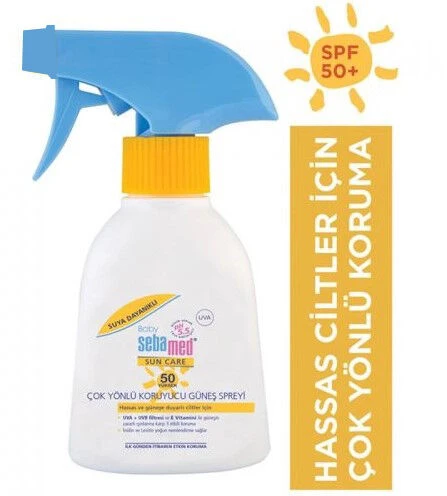 Sebamed Bebekler için Çok Yönlü Koruyucu Güneş Spreyi SPF 50 200 ml ürün görseli 1