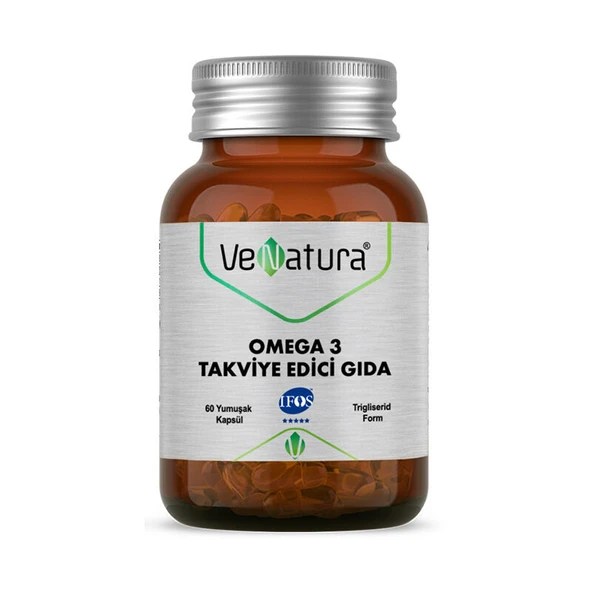 VeNatura Omega 3 Takviye Edici Gıda 60 Kapsül ürün görseli 1