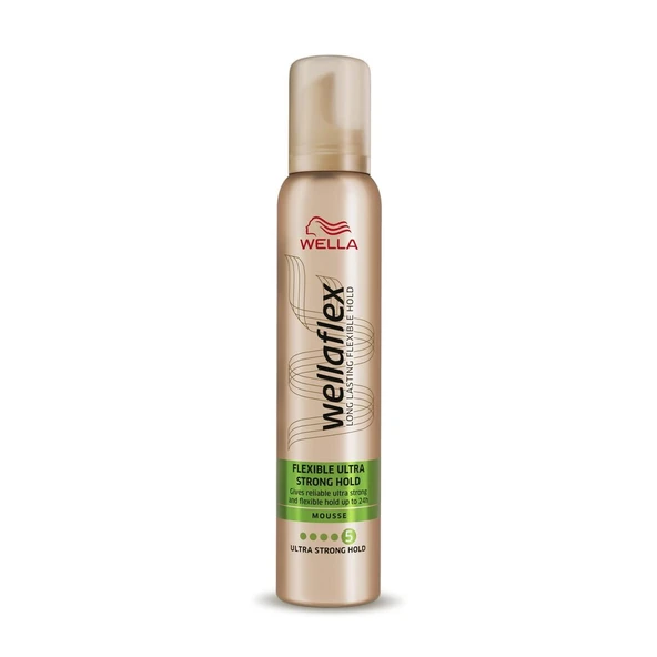 Wellaflex Saç Köpüğü Silk Finish-Hold Ultra Strong 200ml ürün görseli 1