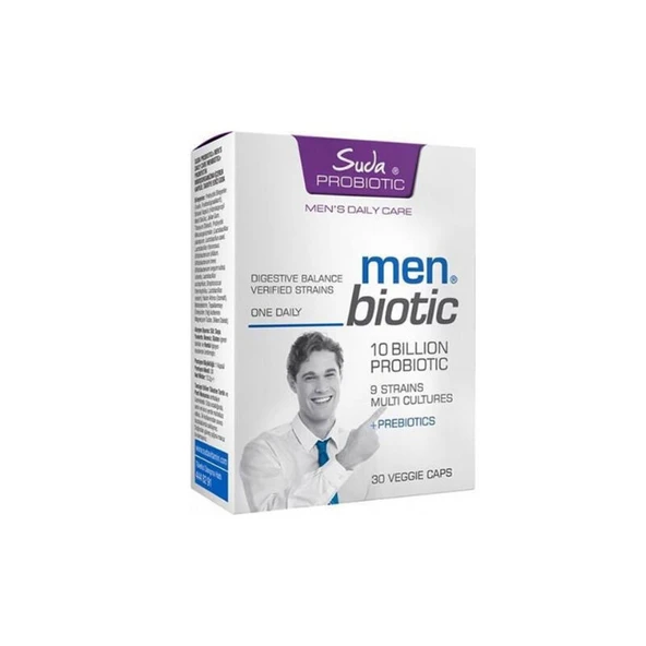 Suda Probiotic Men Daily Care Probiotics 30 Kapsül ürün görseli 1
