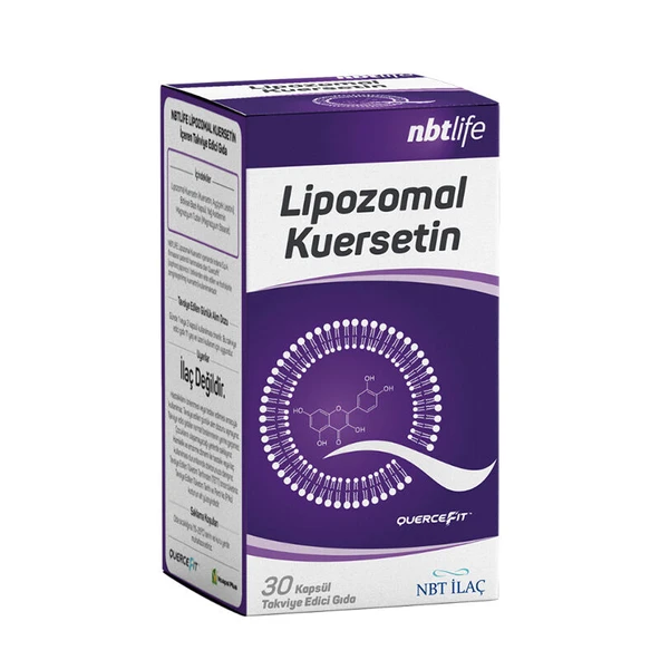 Nbt İlaç Lipozomal Kuersetin Takviye Edici Gıda 30 Kapsül ürün görseli 1