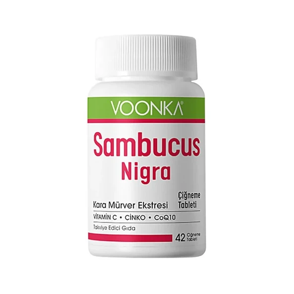 Voonka Sambucus Nigra 42 Çiğneme Tableti ürün görseli 1