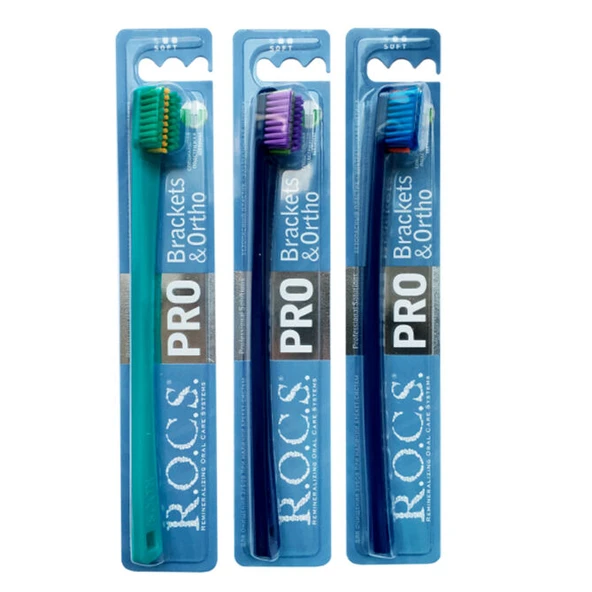 ROCS Pro Brackets and Ortho Soft Diş Fırçası ürün görseli 1